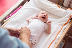 Baby Cries When Putting Diaper on