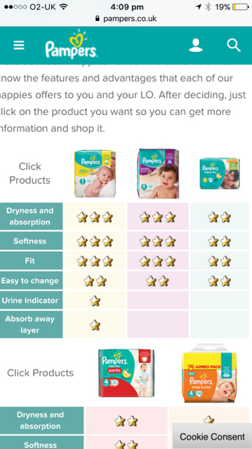 Difference between Pampers Baby Dry And New Baby