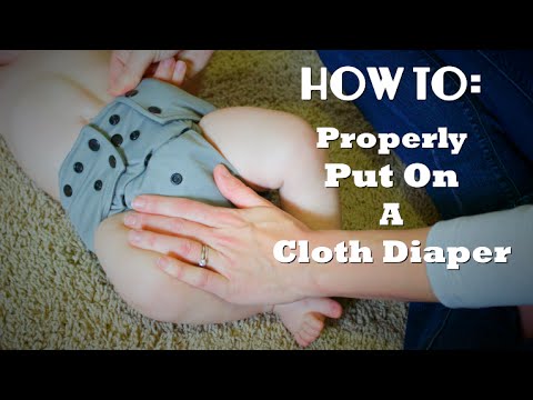 How to Use Cloth Diaper With Inserts